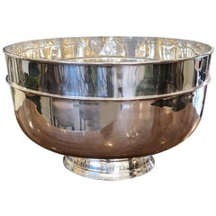 Very Large English Silver Plate Centerpiece Bowl