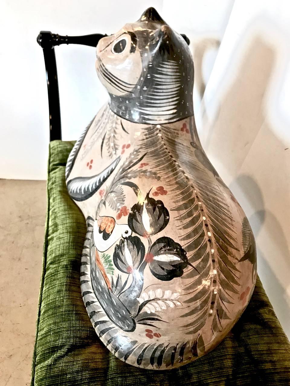 tonala pottery cat