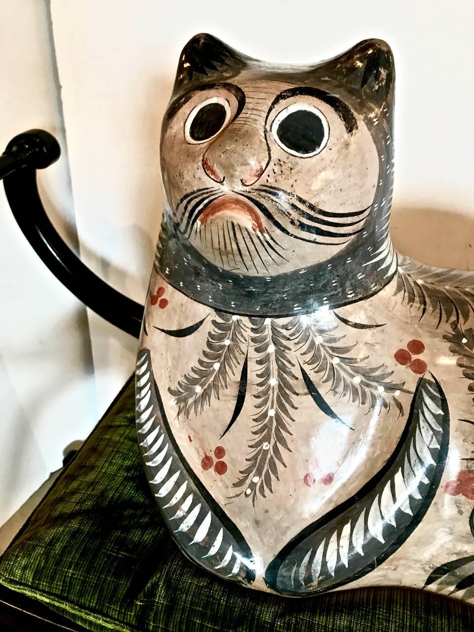 tonala cat pottery