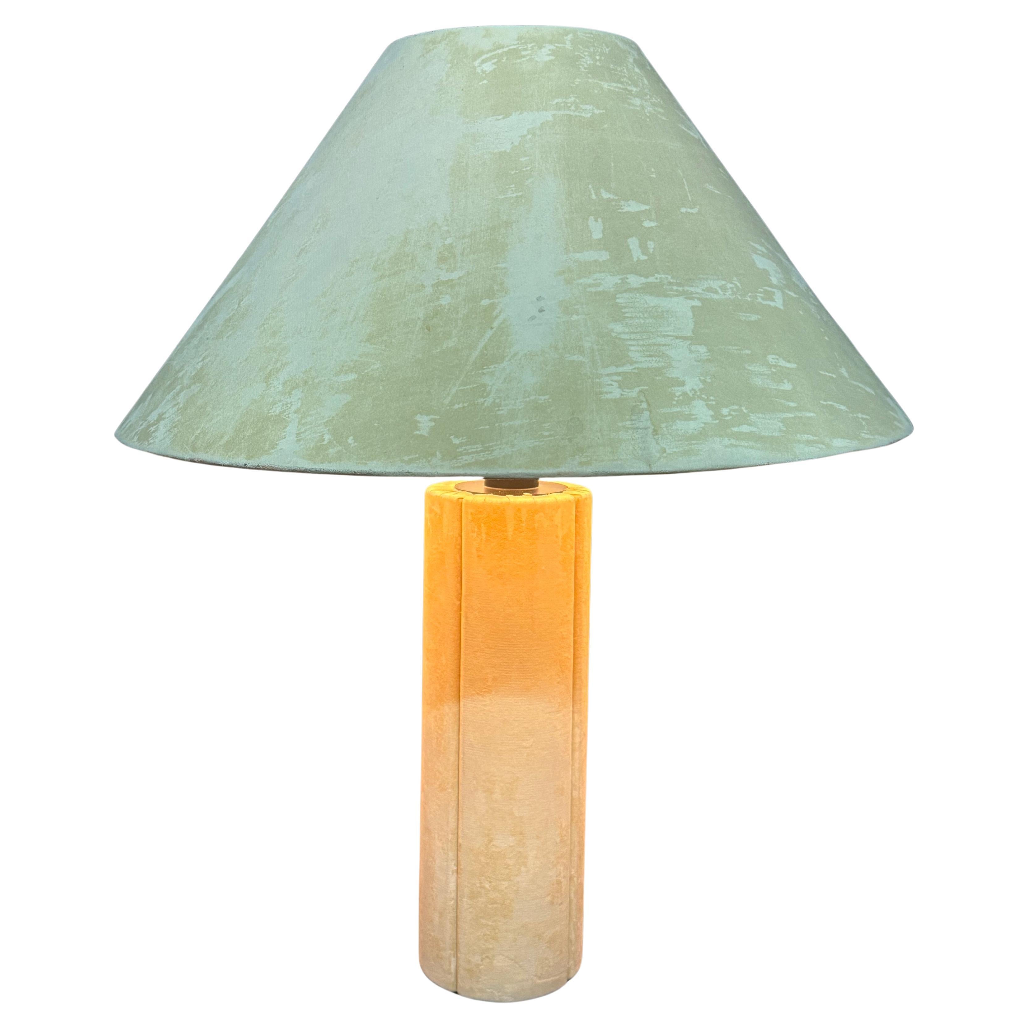 Lámpara de sobremesa muy grande de ante sintético de Ingo Maurer para Design M, años 70 en venta 5
