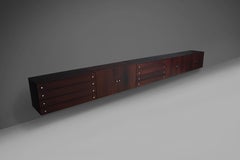 Très grand buffet flottant par Poul Nørreklit pour Sigurd Hansen, Danemark 1969