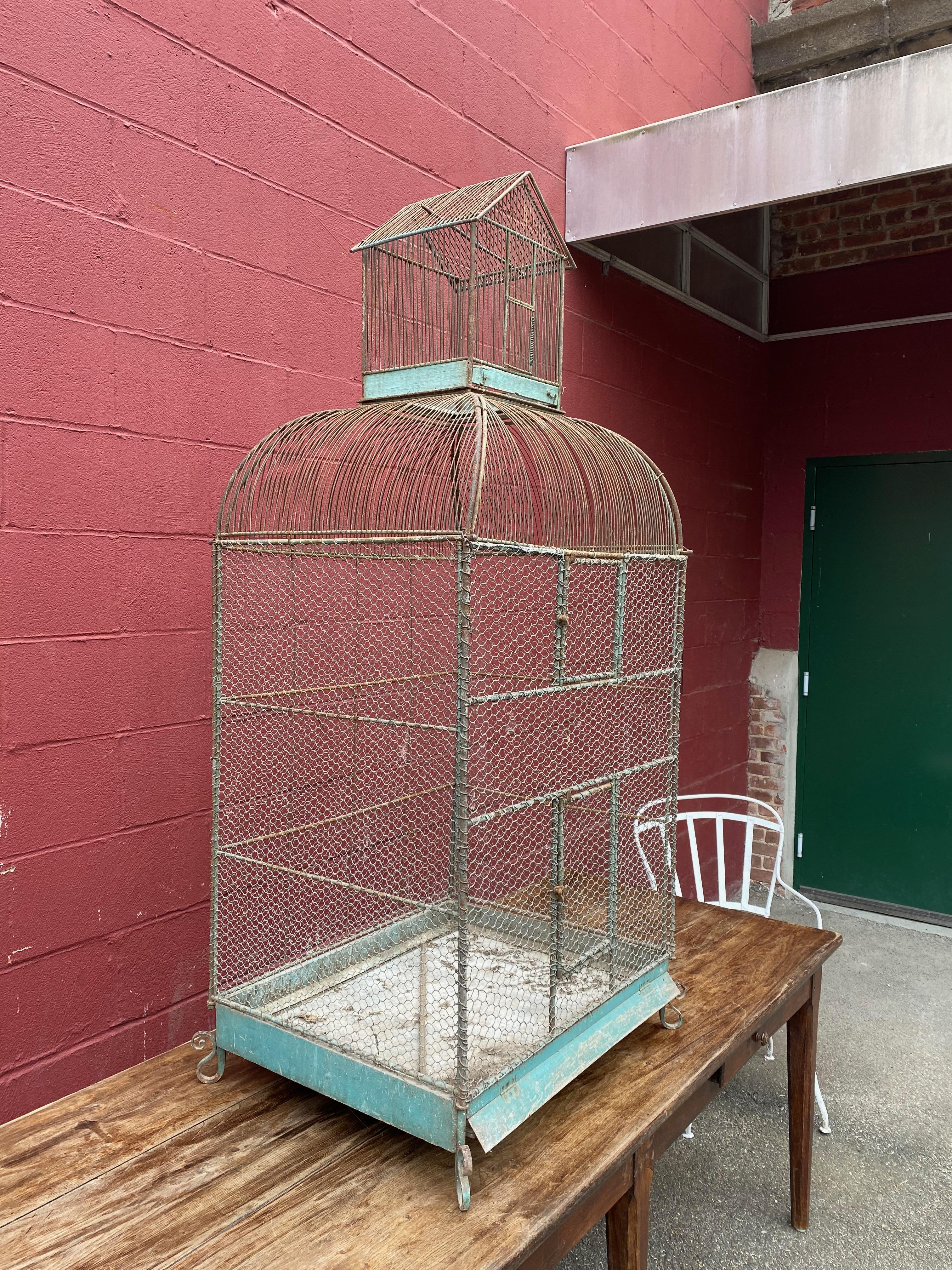 19th Century Very Large French Birdcage
