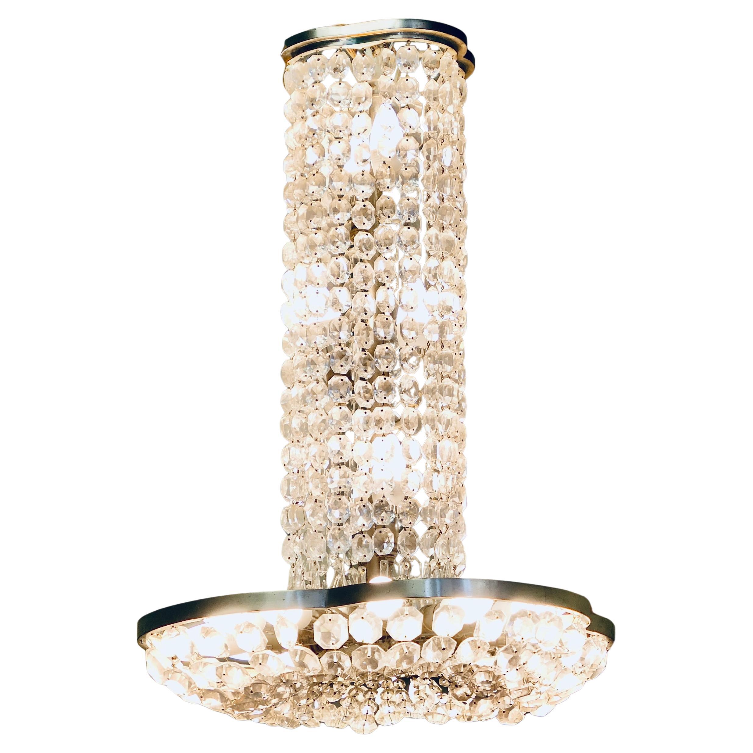 Very Large French Empire Style Art Deco Chandelier This is an amazing piece