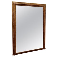 Très grand miroir de trumeau ou de manteau de cheminée doré français