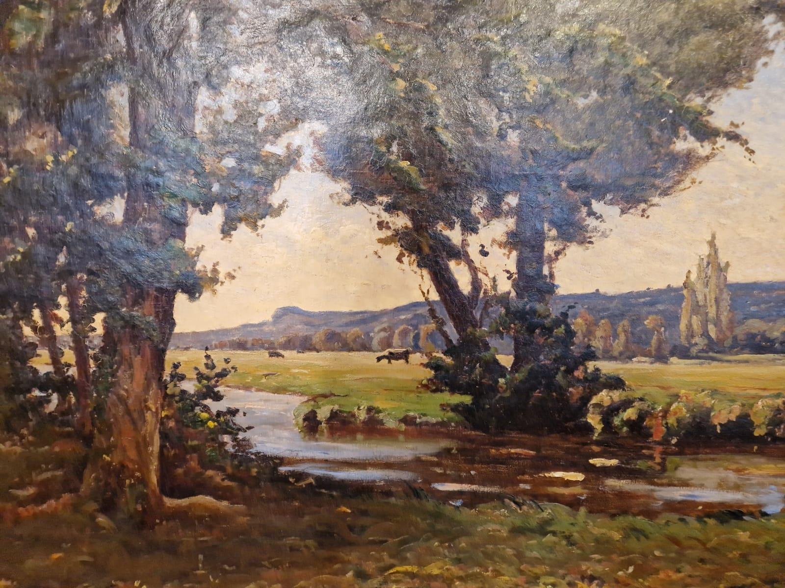 French Very Large french landscape from early 20th century 