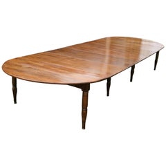 Very Large French Walnut Table
