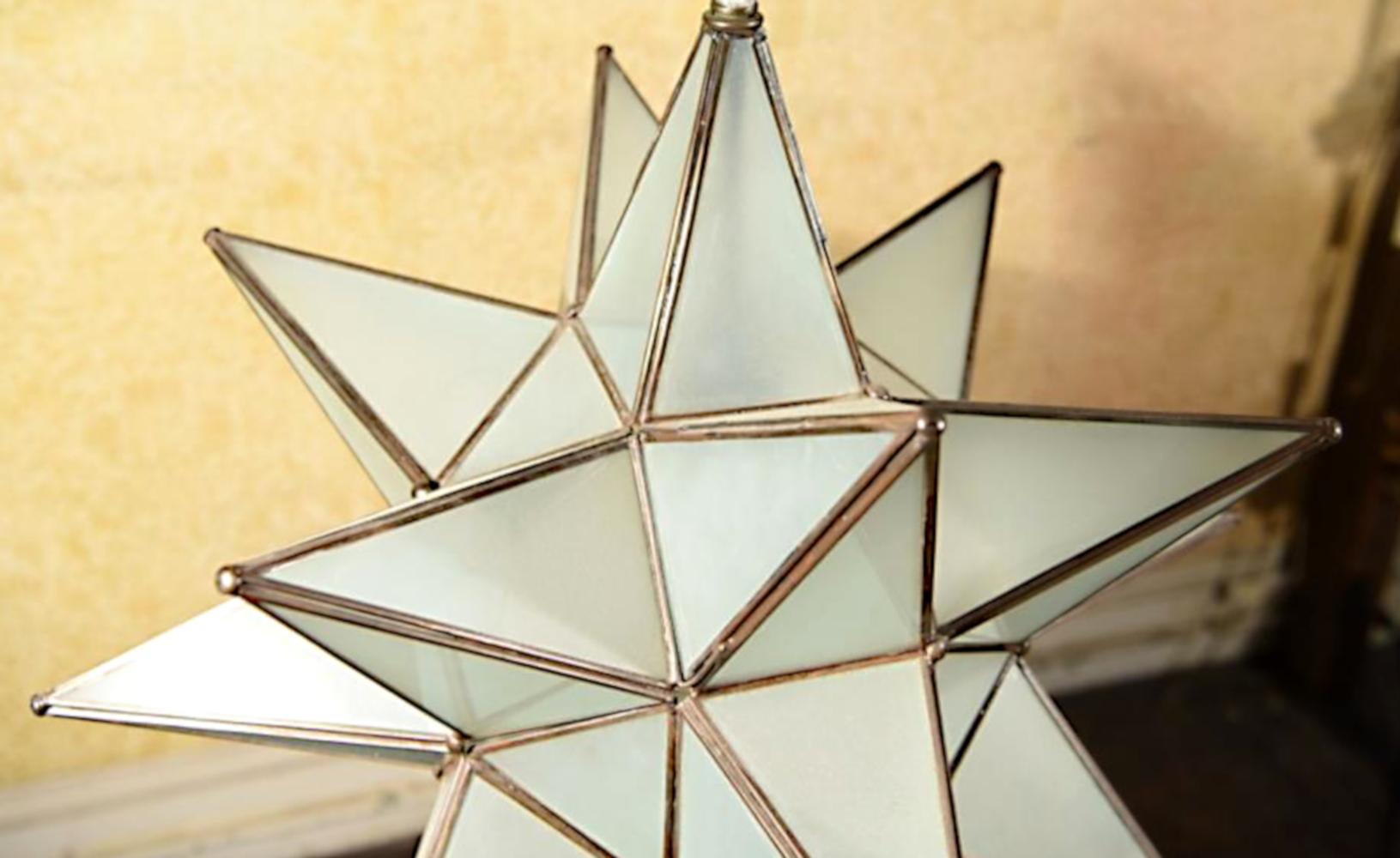 moravian star light fixture