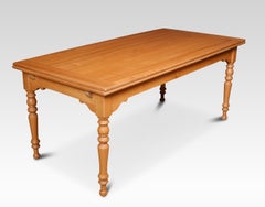 Very Large Fruitwood Farmhouse Table