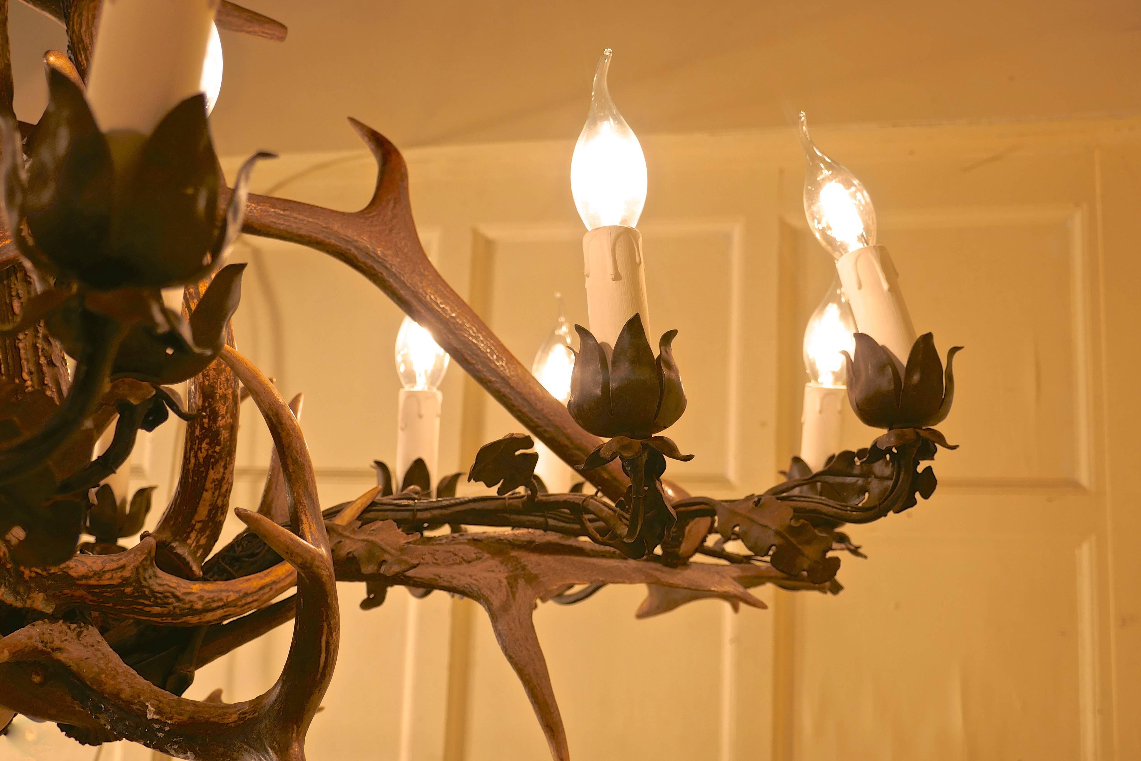 stag chandelier