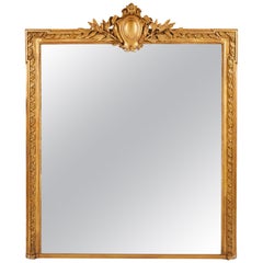 Very Large Giltwood Mirror, 20th Century