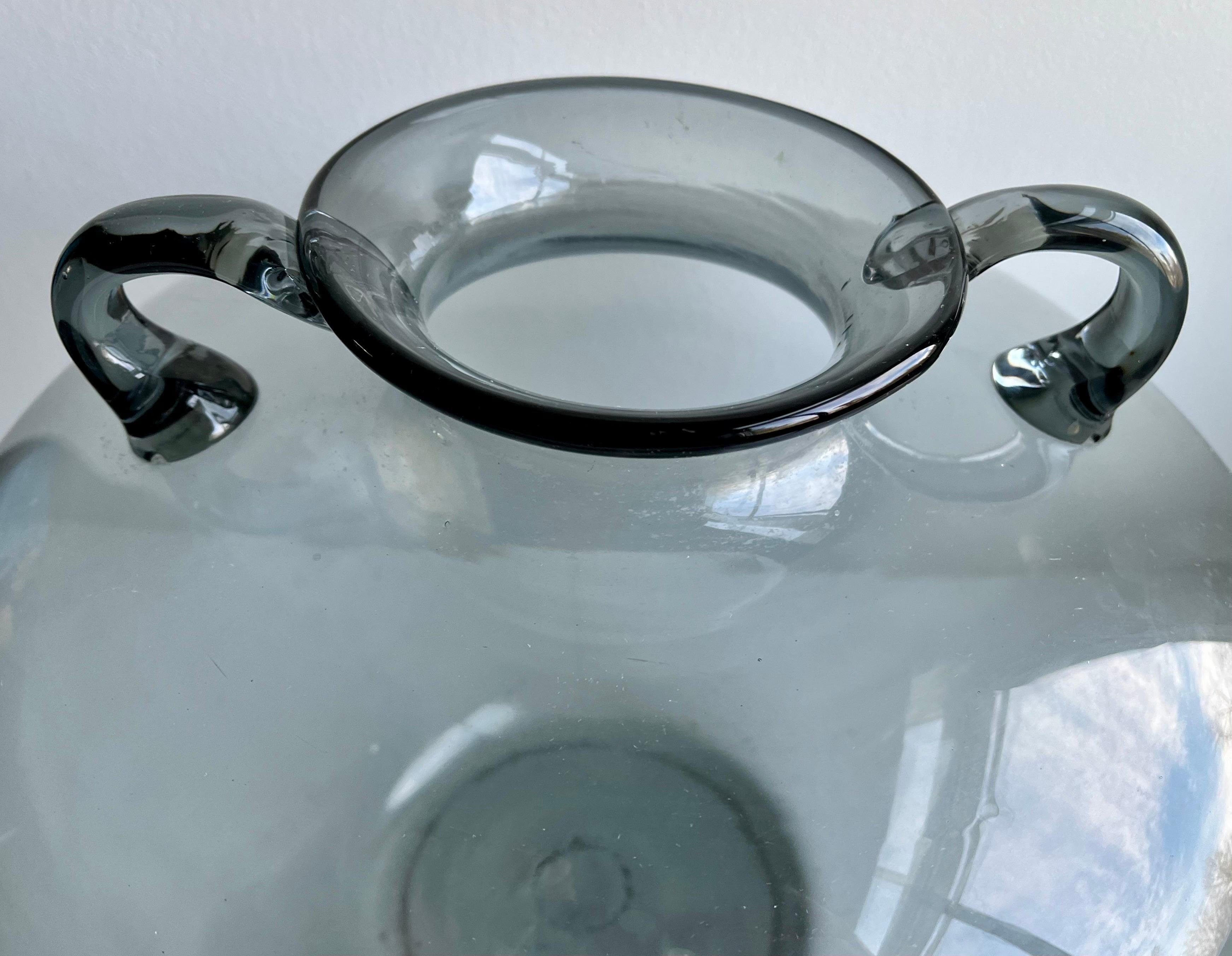 Très grand vase en verre dans le style de Vittorio Zecchin en vente 1