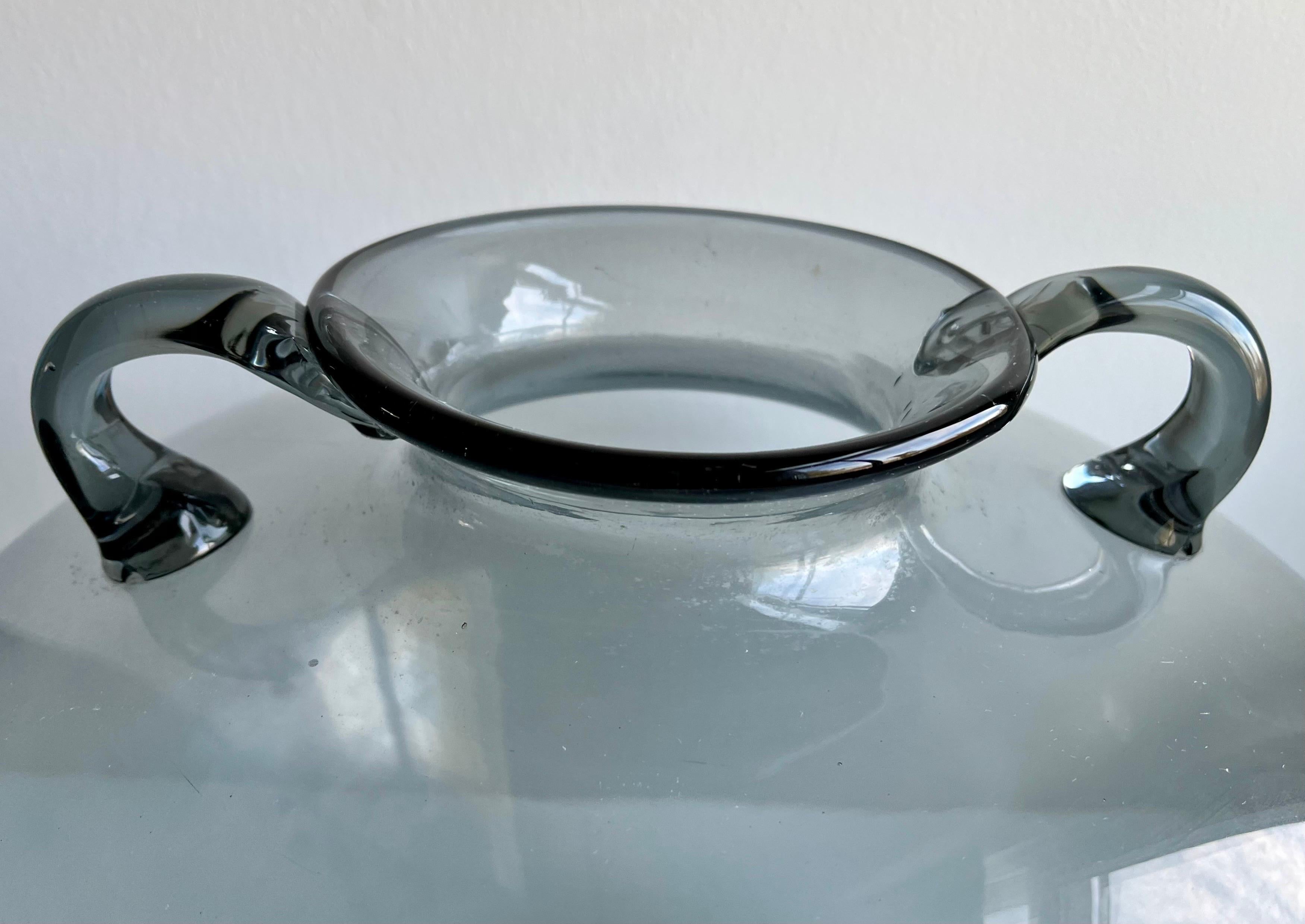 Très grand vase en verre dans le style de Vittorio Zecchin en vente 2
