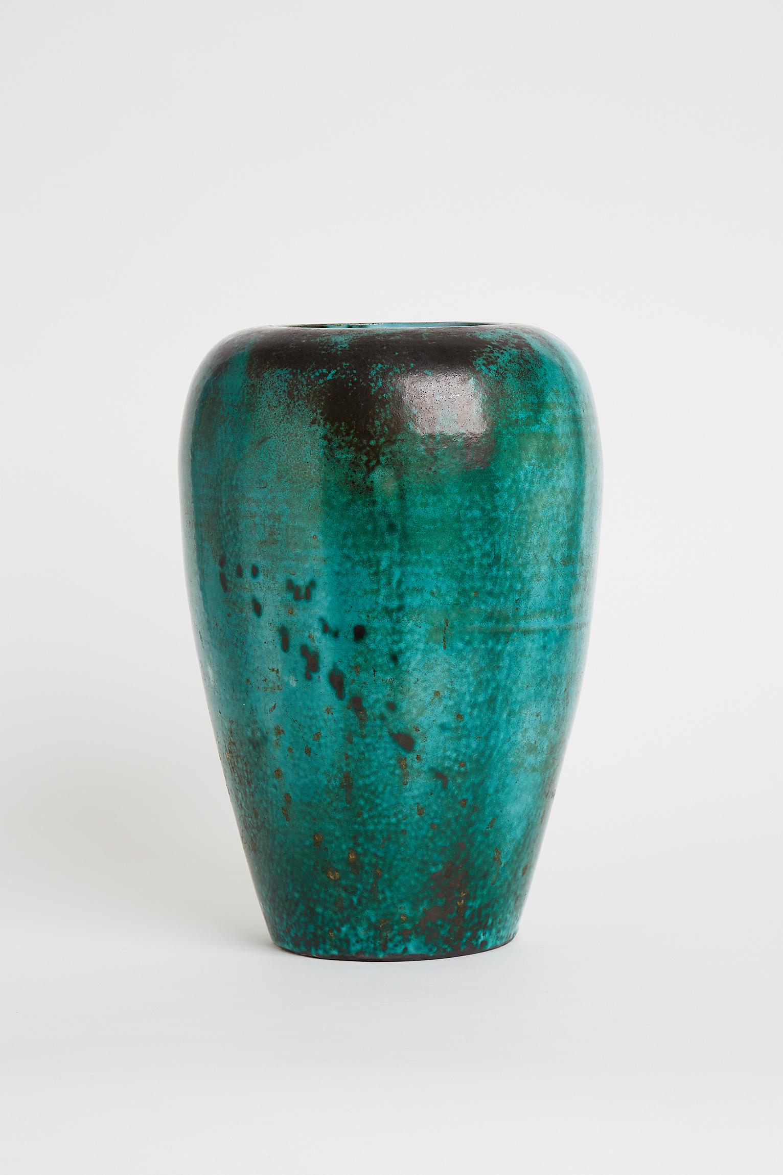 Ceramic Very Large Green Vase by Primavera