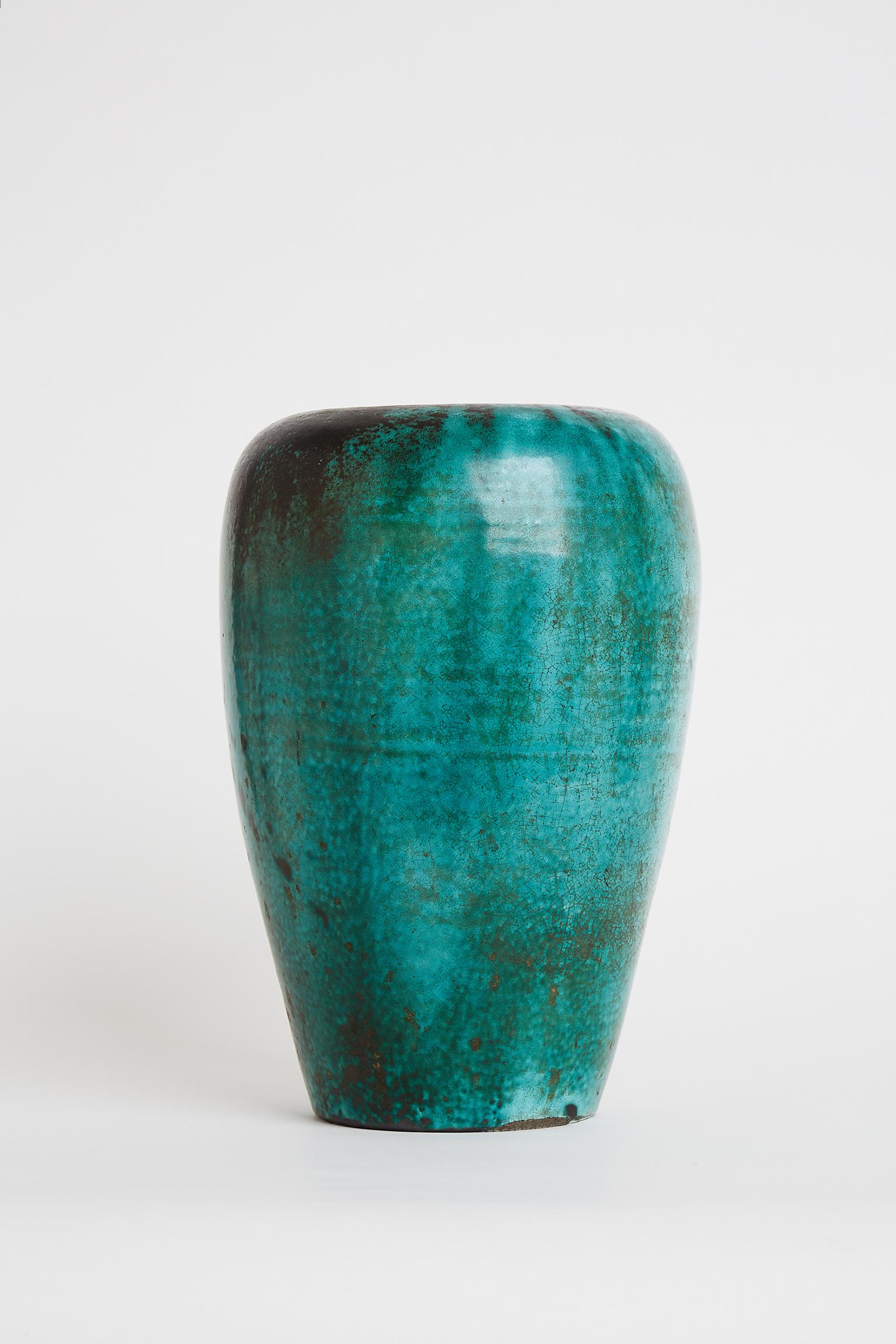 Very Large Green Vase by Primavera 1