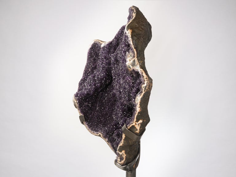 18th Century and Earlier Monumental dynamic split geode For Sale