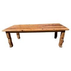 Sehr große Hand Made Kiefer Bauernhof Tabelle