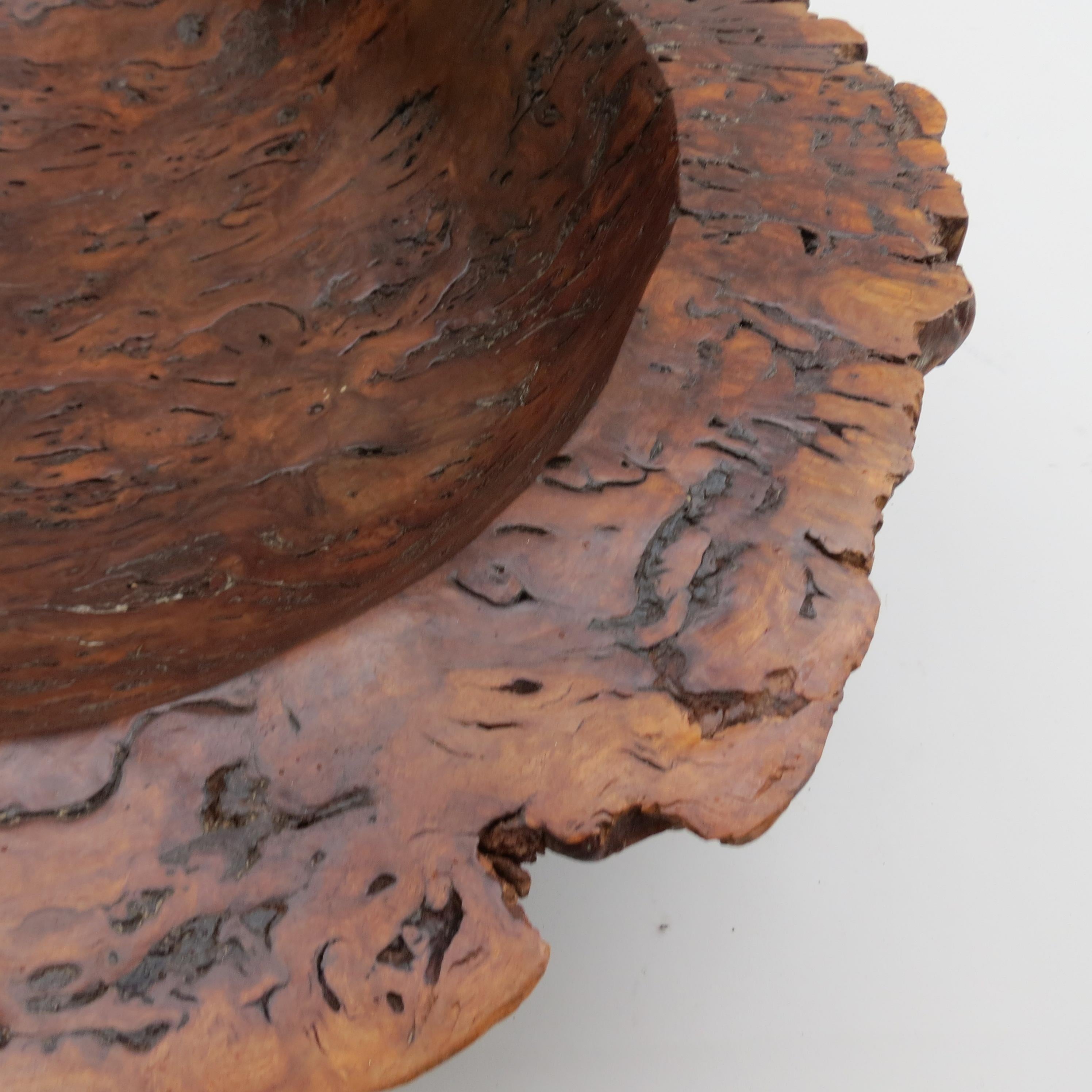Very Large Hand Produced Bowl in River Red Gum Burr, Australian 7
