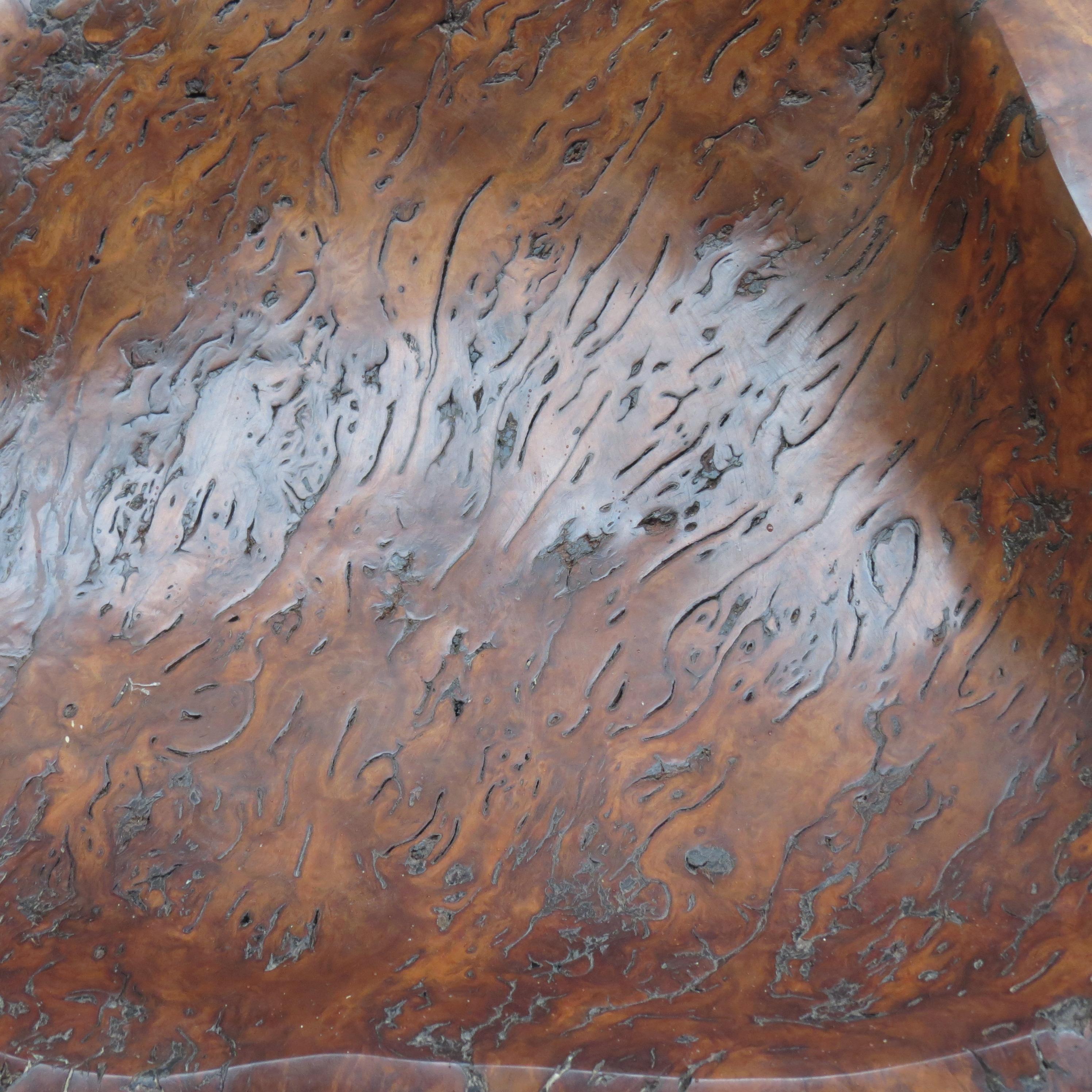 20th Century Very Large Hand Produced Bowl in River Red Gum Burr, Australian