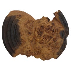 Very large Handmade Mike Scott Chai Wall Sculpture in Burr Oak