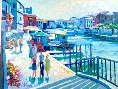 Very Large Impasto on Canvas by A. Victor
