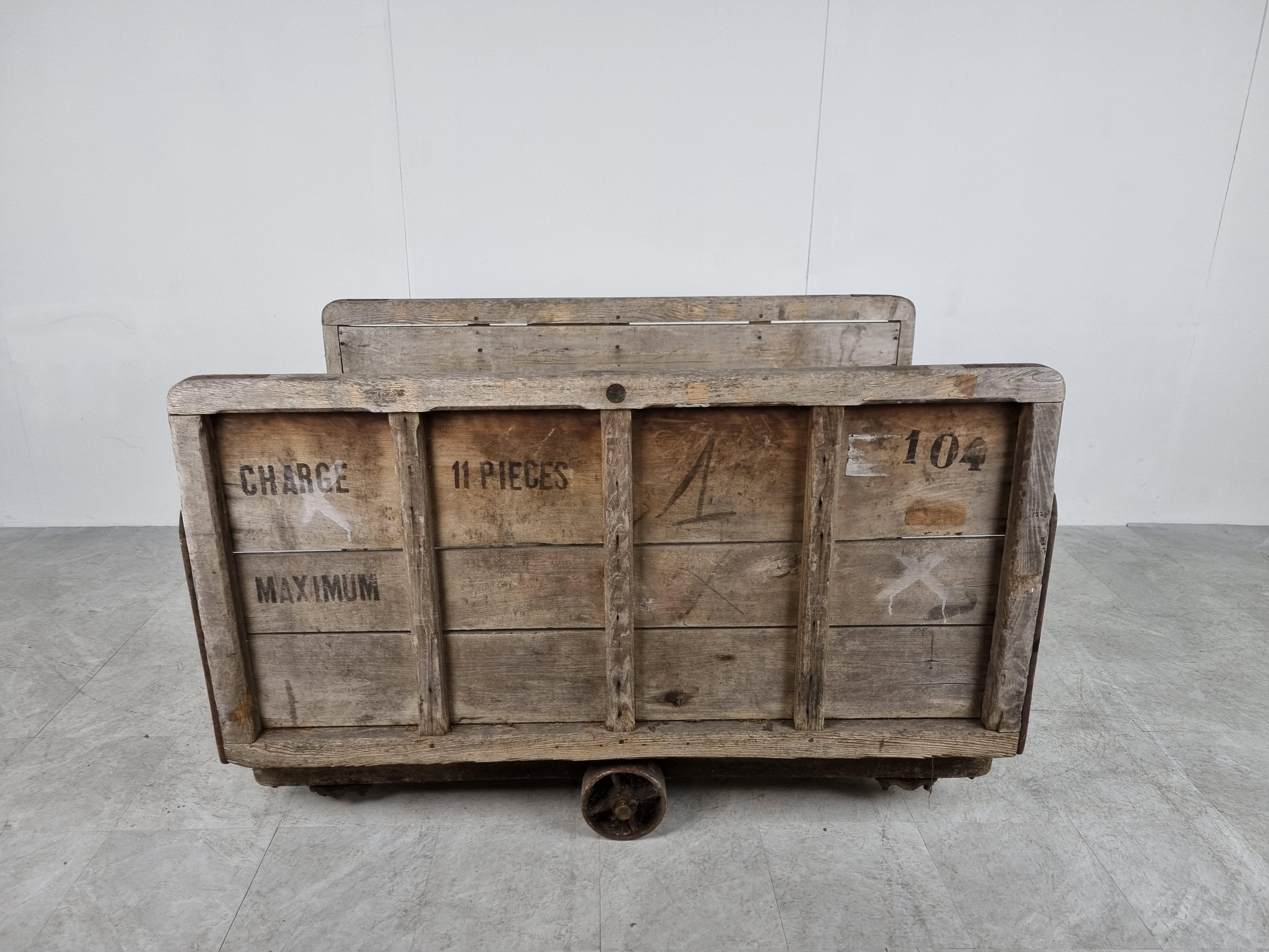 used warehouse trolley