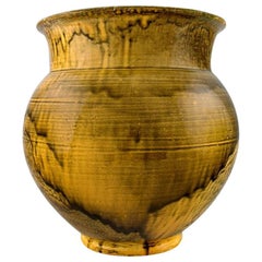 Very Large Kähler, Denmark, Svend Hammershøi, Glazed Floor Vase in Stoneware