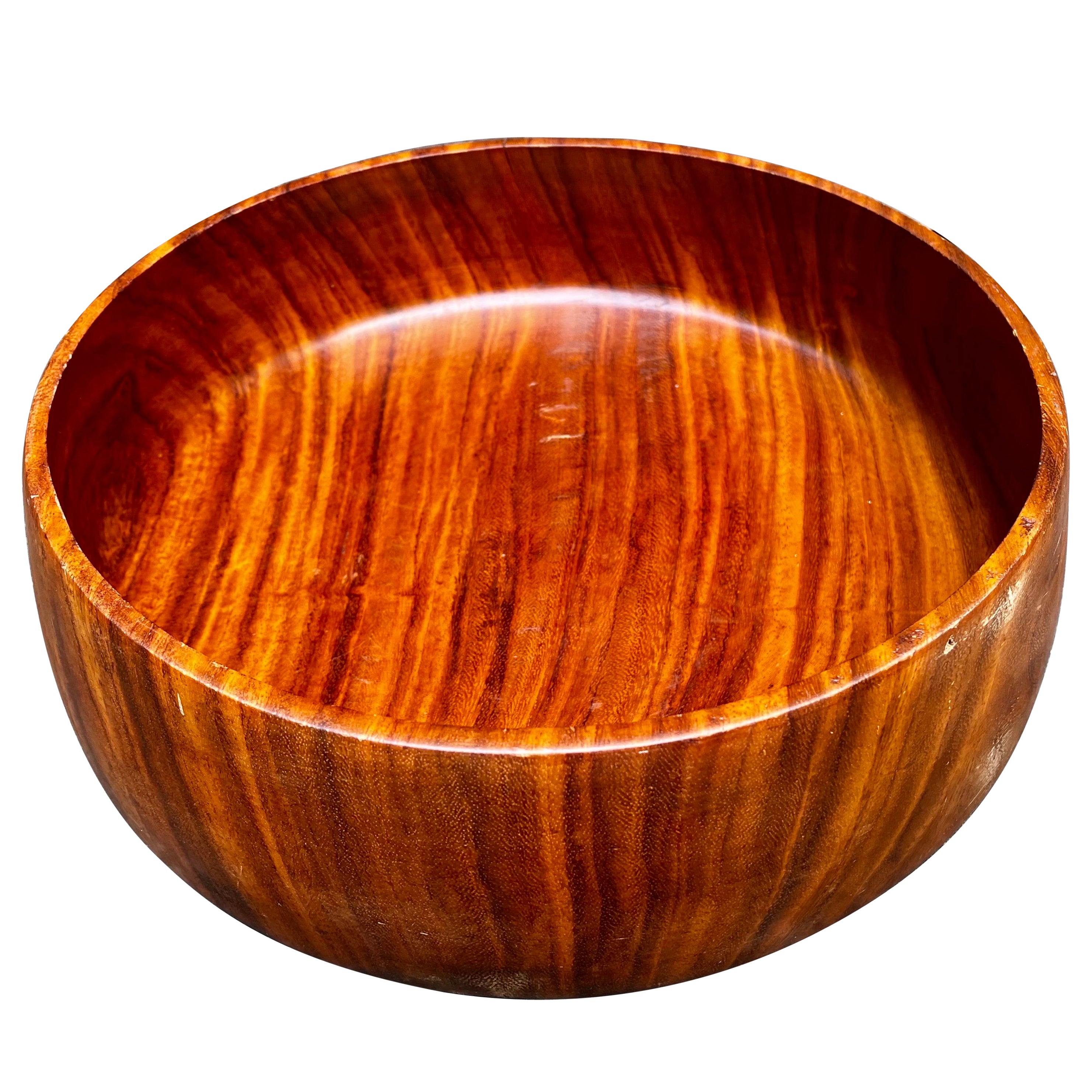 Cuenco muy grande de madera de Koa