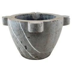 Very Large Late 19th Century French Marble Mortar, Bowl or Planter