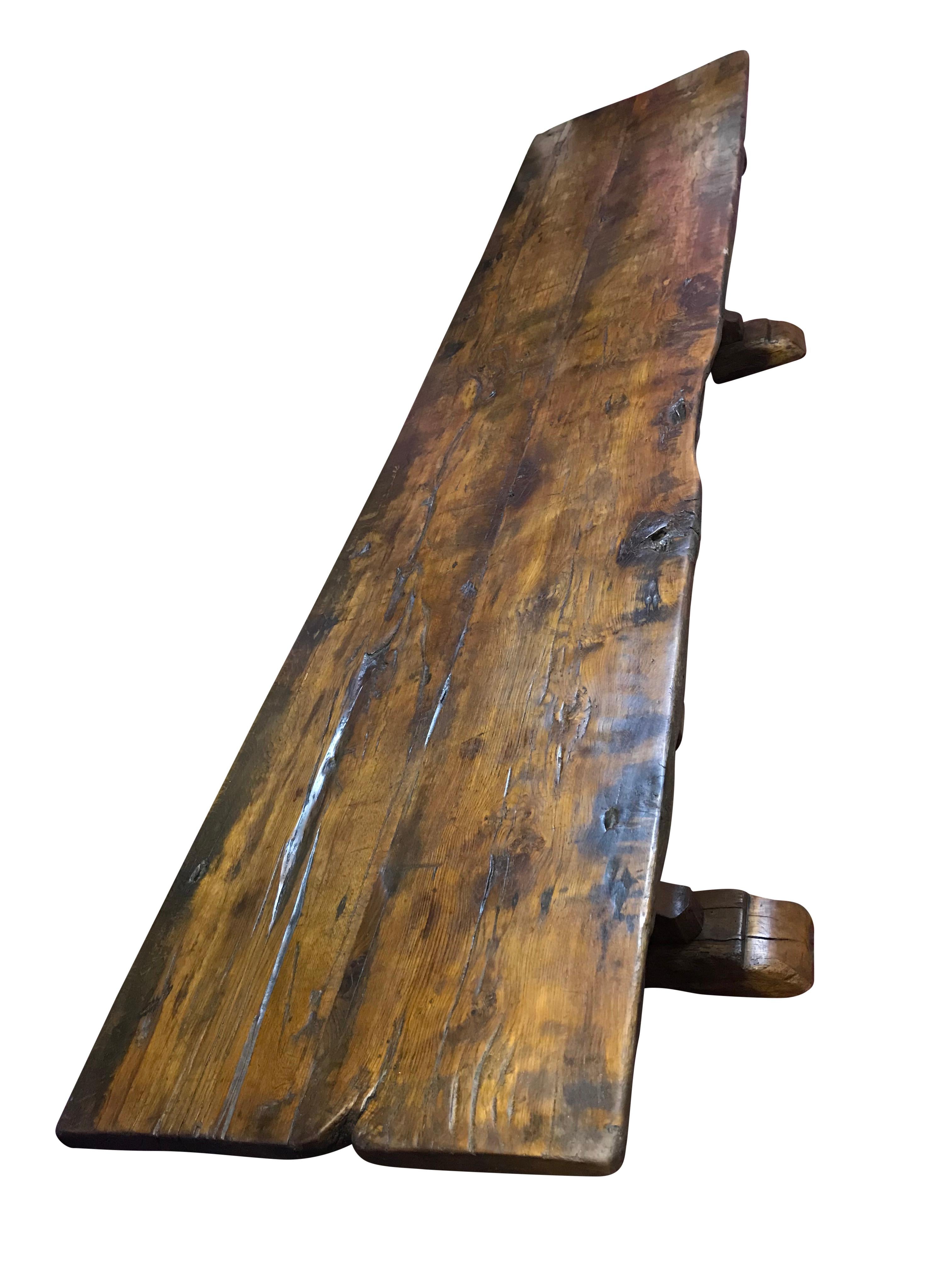 Very Large Late 19th Century Golden Oak Refectory Table 2