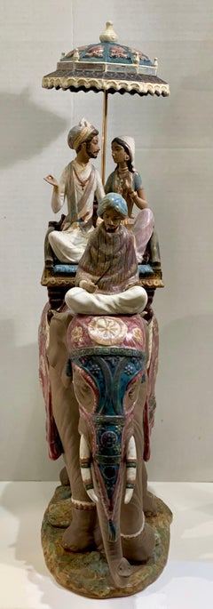 Lladro Gres Road to Mandalay Limitierte Auflage, restaurierte Skulptur von 1988