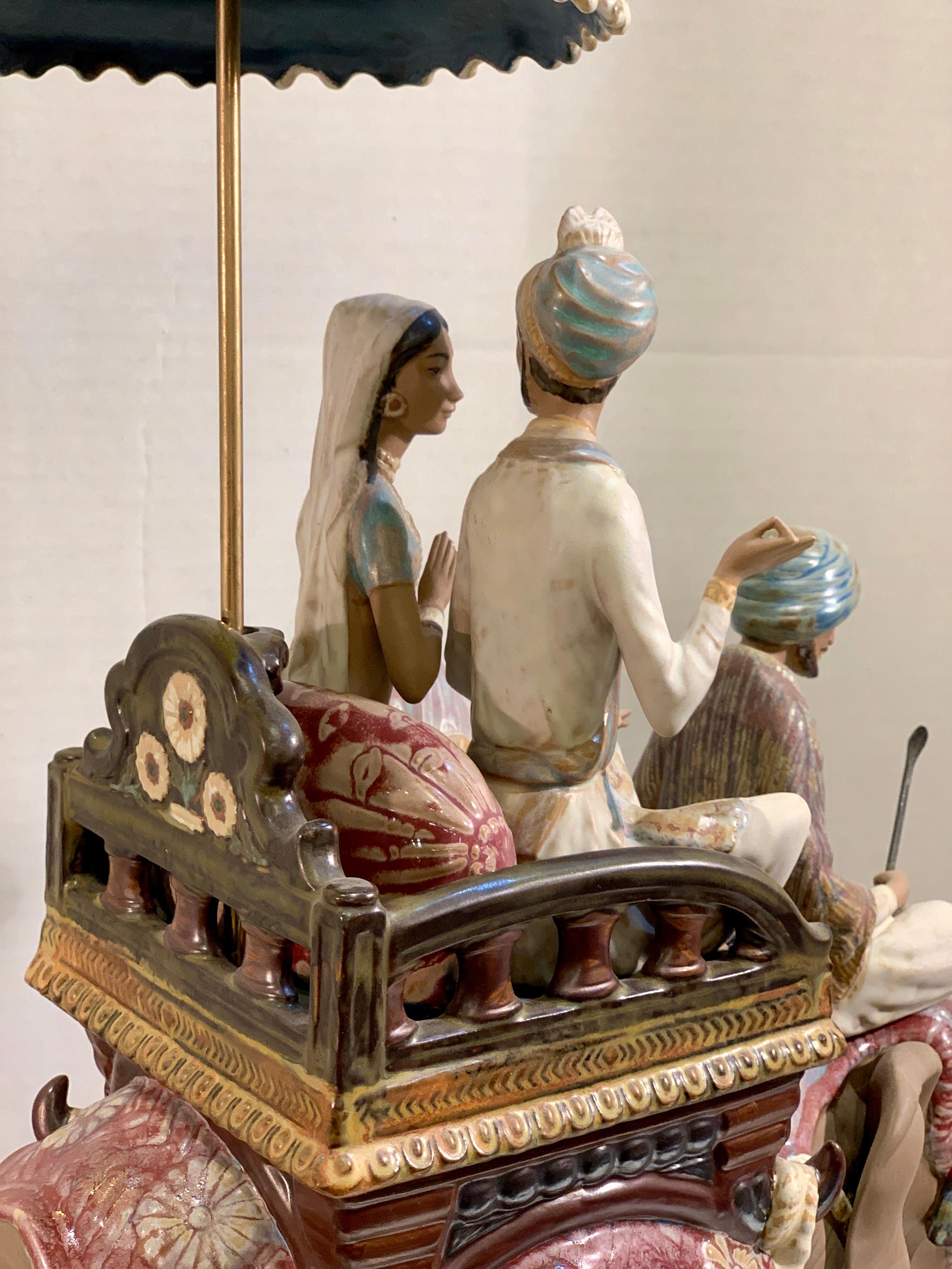Hand-Crafted Very Large Lladro Gres “Road to Mandalay” Limited Edition Retired 1988 Sculpture For Sale