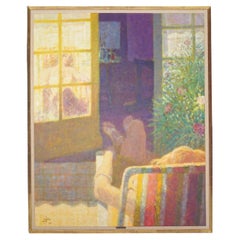 Very Large Louis Fabian Impressionist Painting