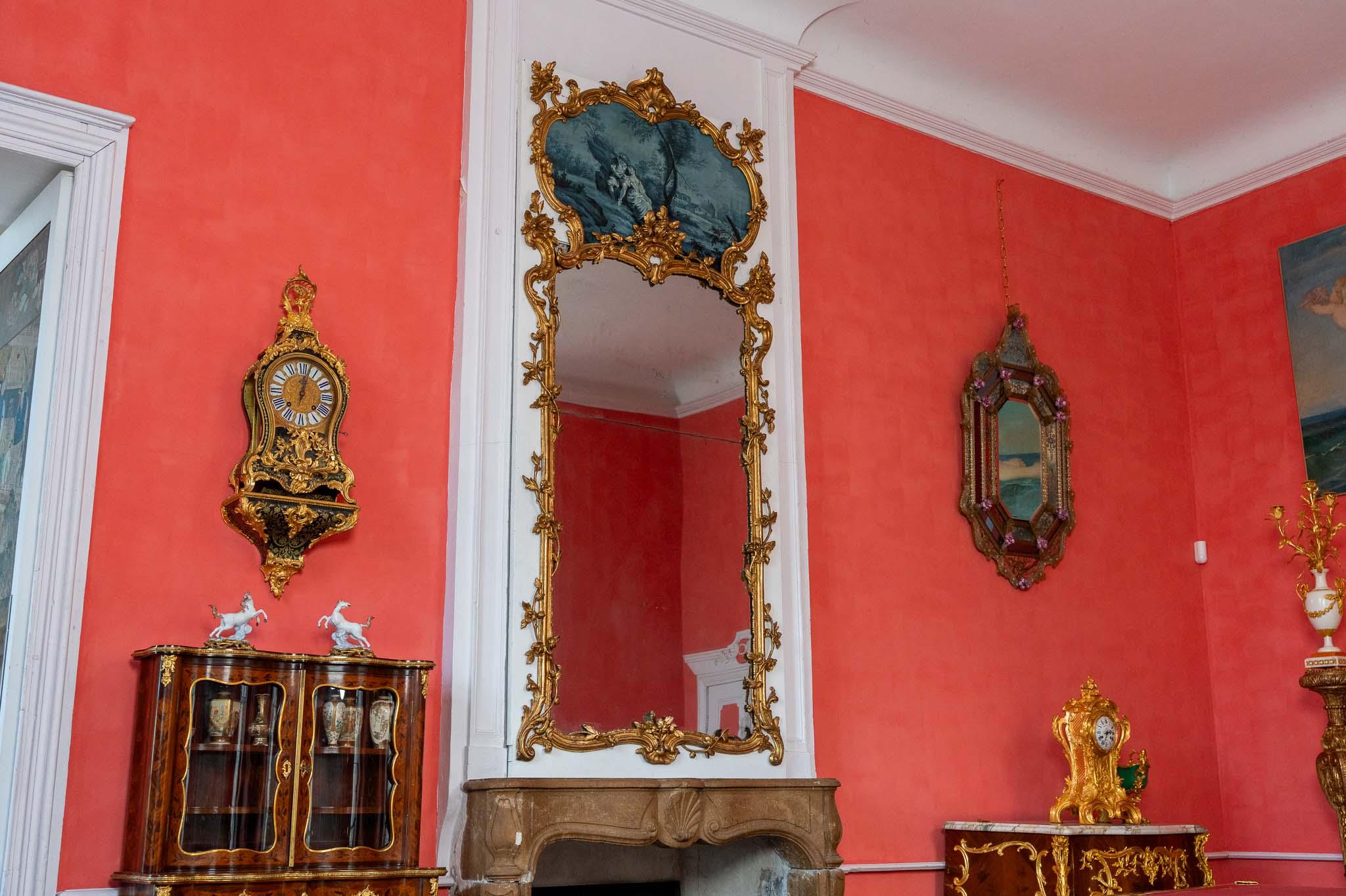 Très grand miroir d'époque Louis XV Bon état - En vente à Paris, FR