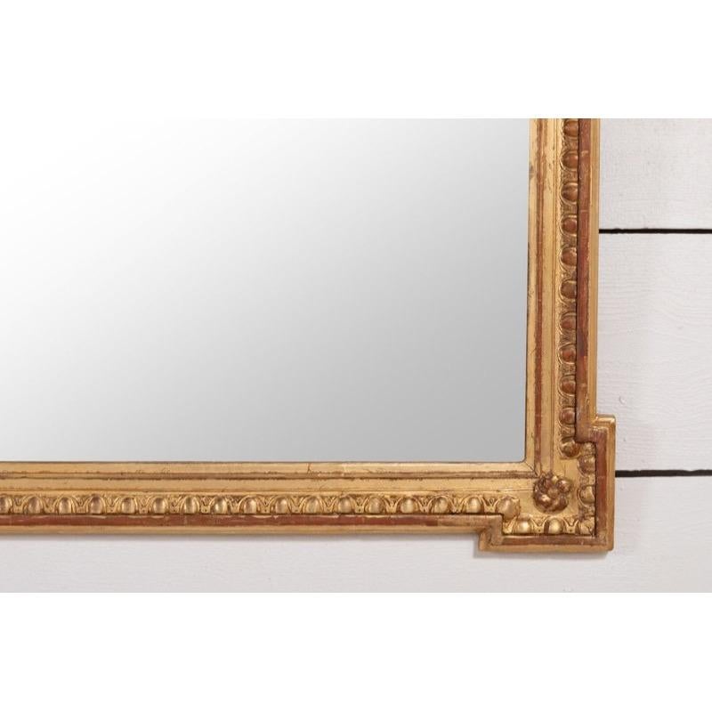 Very large Louis XVI style horizontal mirror W. 165 cm - H. 130 cm In Good Condition For Sale In SAINT-OUEN-SUR-SEINE, FR