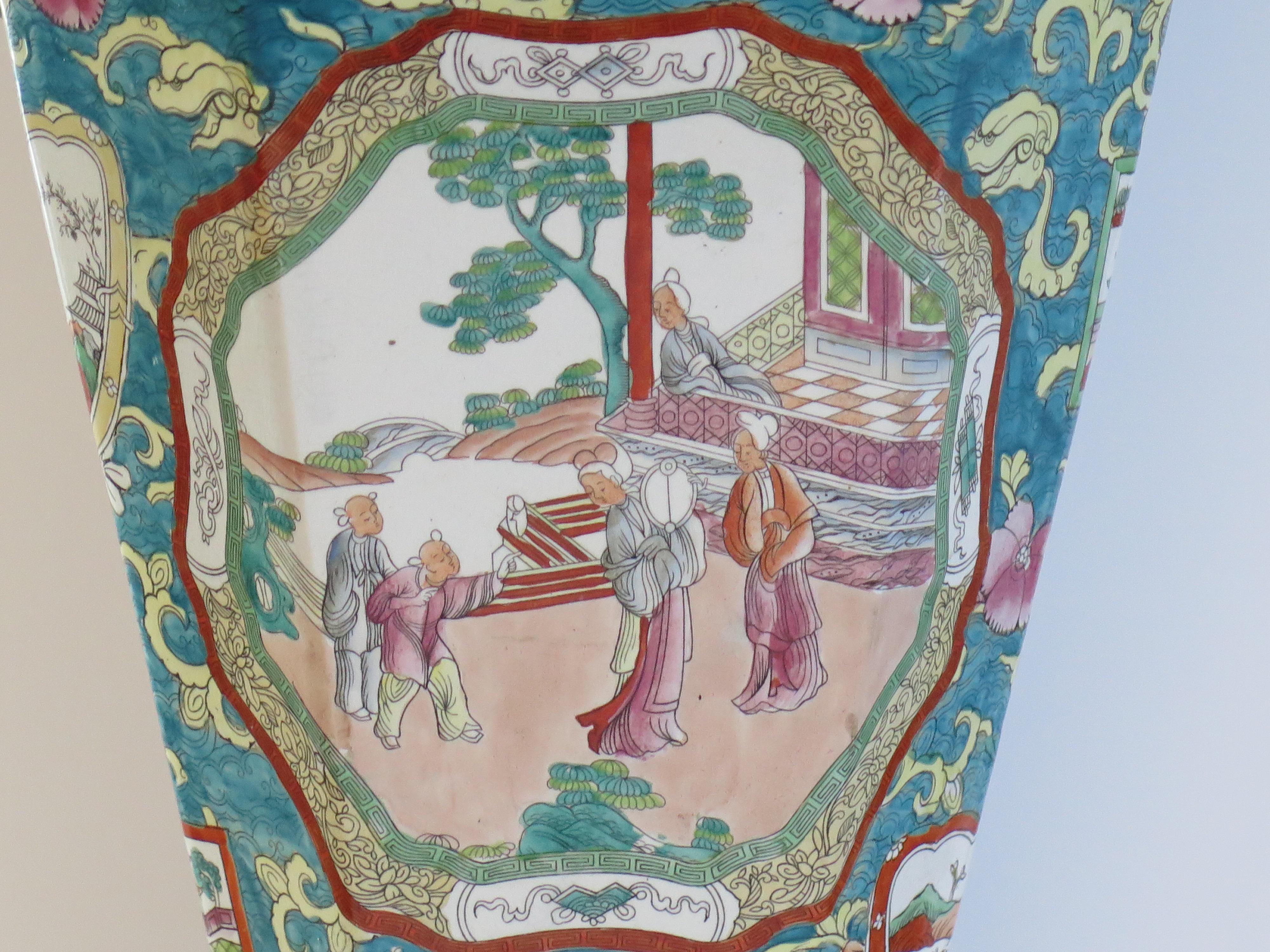 Raro vaso con coperchio di Mason's Ironstone con draghi, 1825 ca. in vendita 4