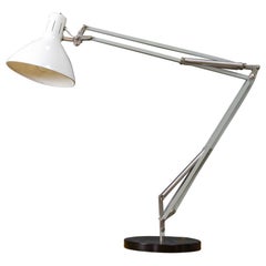 Very Large Mid-Century Modern Desk Light or Table Lamp in White by Hala 1967