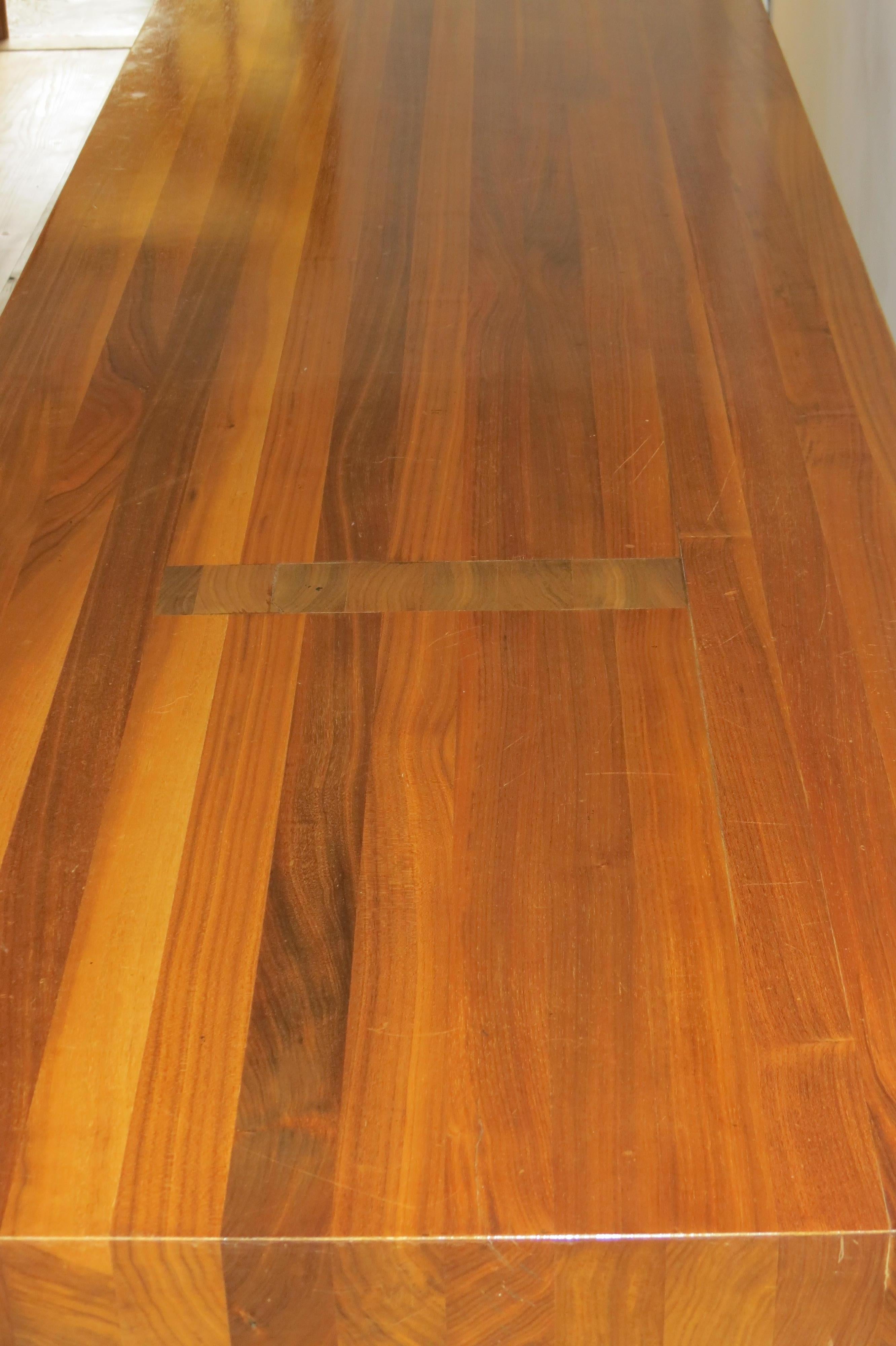 Very Large Midcentury Design Walnut Dining Table in the style of Alan Peters 2