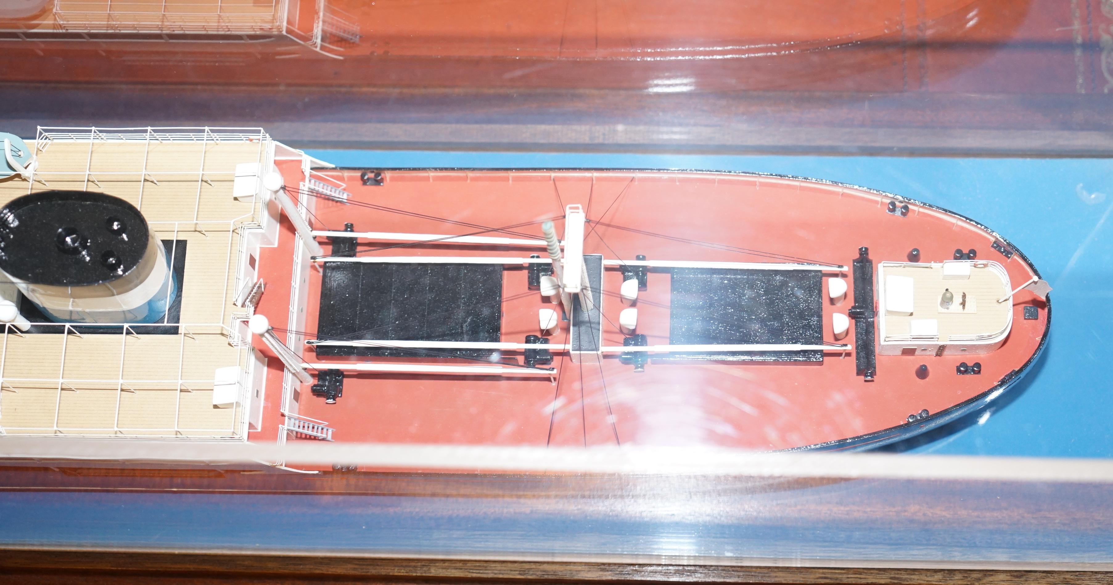 Very Large Model of the MV Ronsard Liverpool Cargo Ship 1957-1981 Display Piece 3