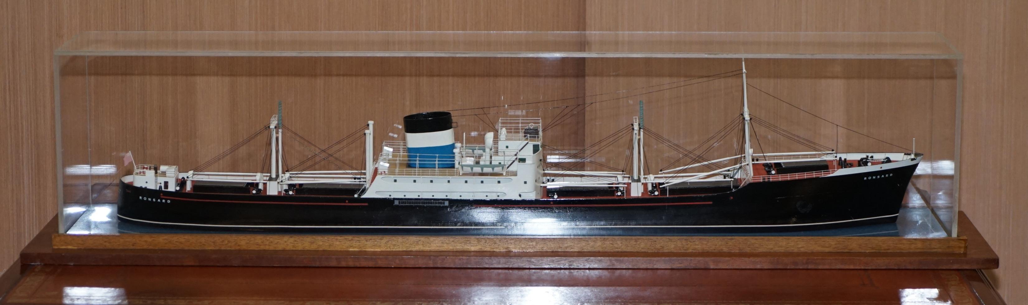 Very Large Model of the MV Ronsard Liverpool Cargo Ship 1957-1981 Display Piece 4