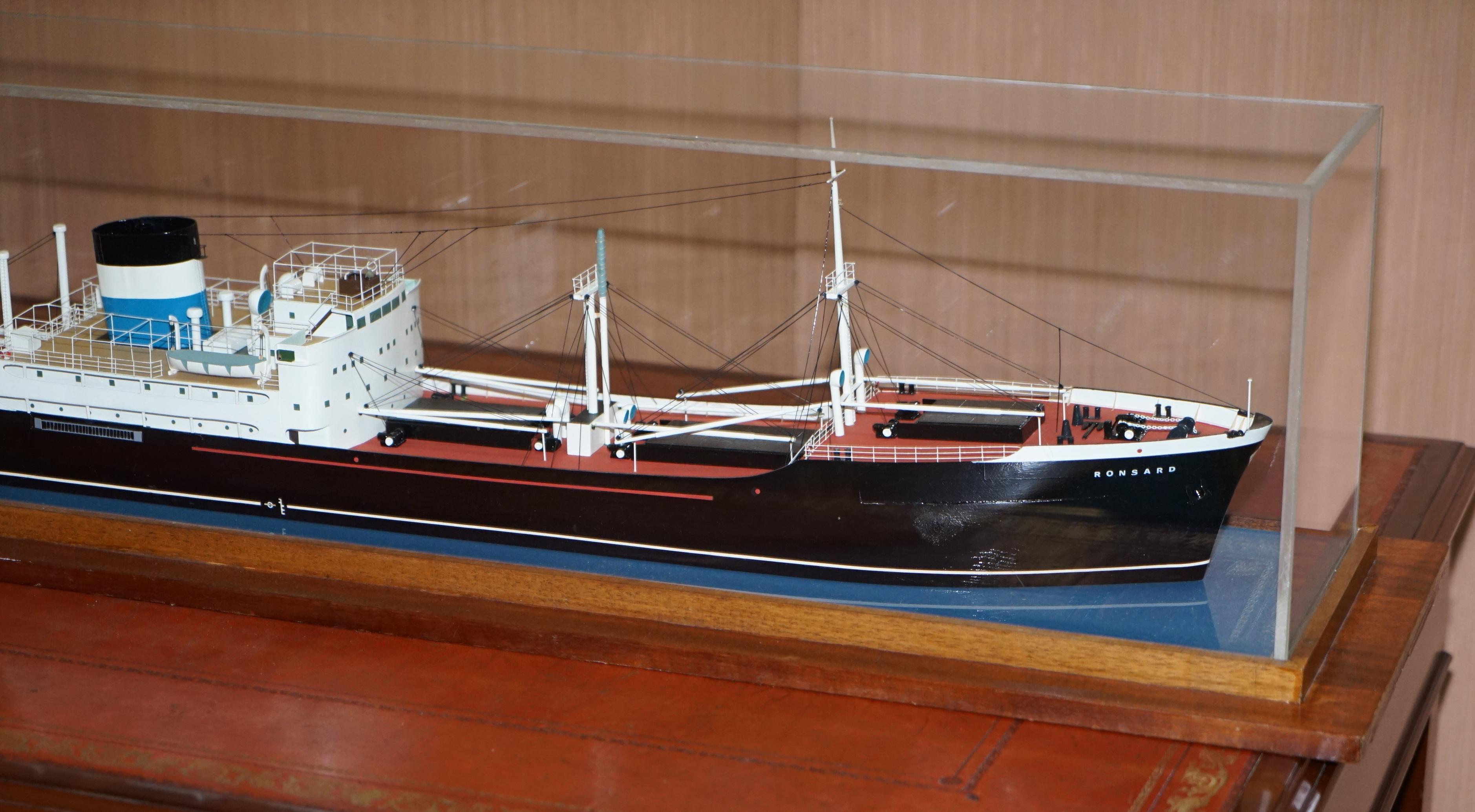 Very Large Model of the MV Ronsard Liverpool Cargo Ship 1957-1981 Display Piece 5