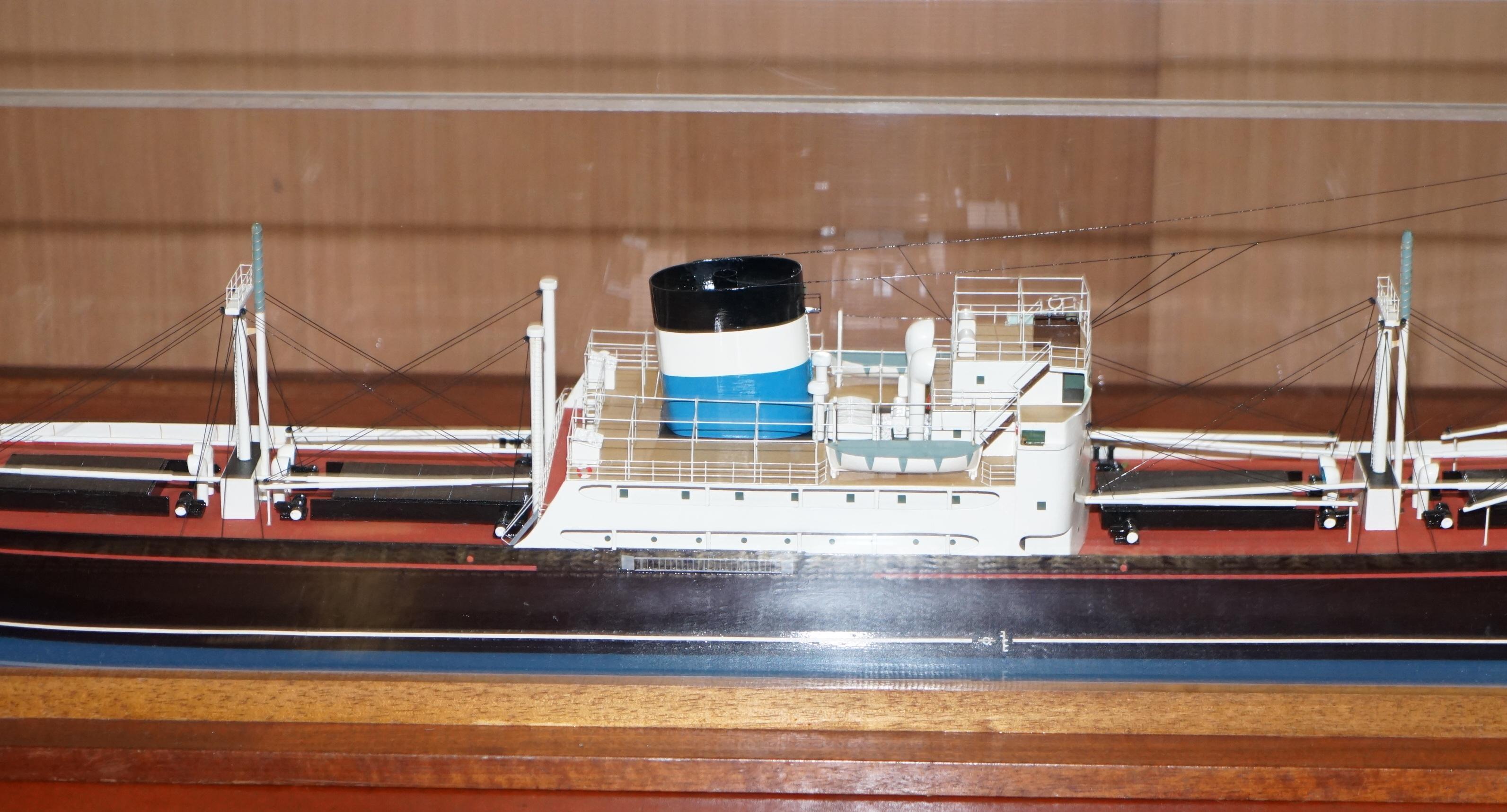 Very Large Model of the MV Ronsard Liverpool Cargo Ship 1957-1981 Display Piece 6