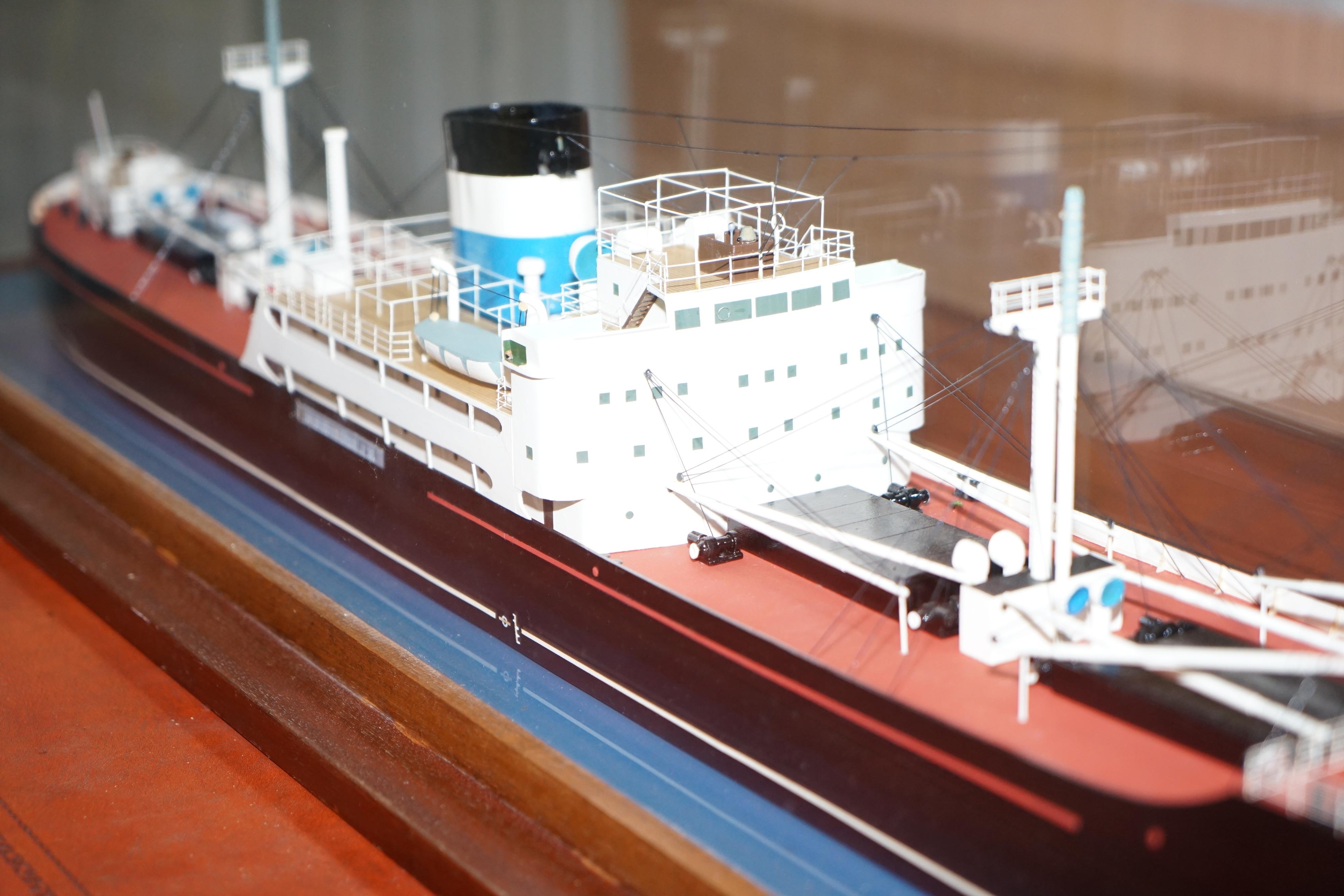 Very Large Model of the MV Ronsard Liverpool Cargo Ship 1957-1981 Display Piece 7
