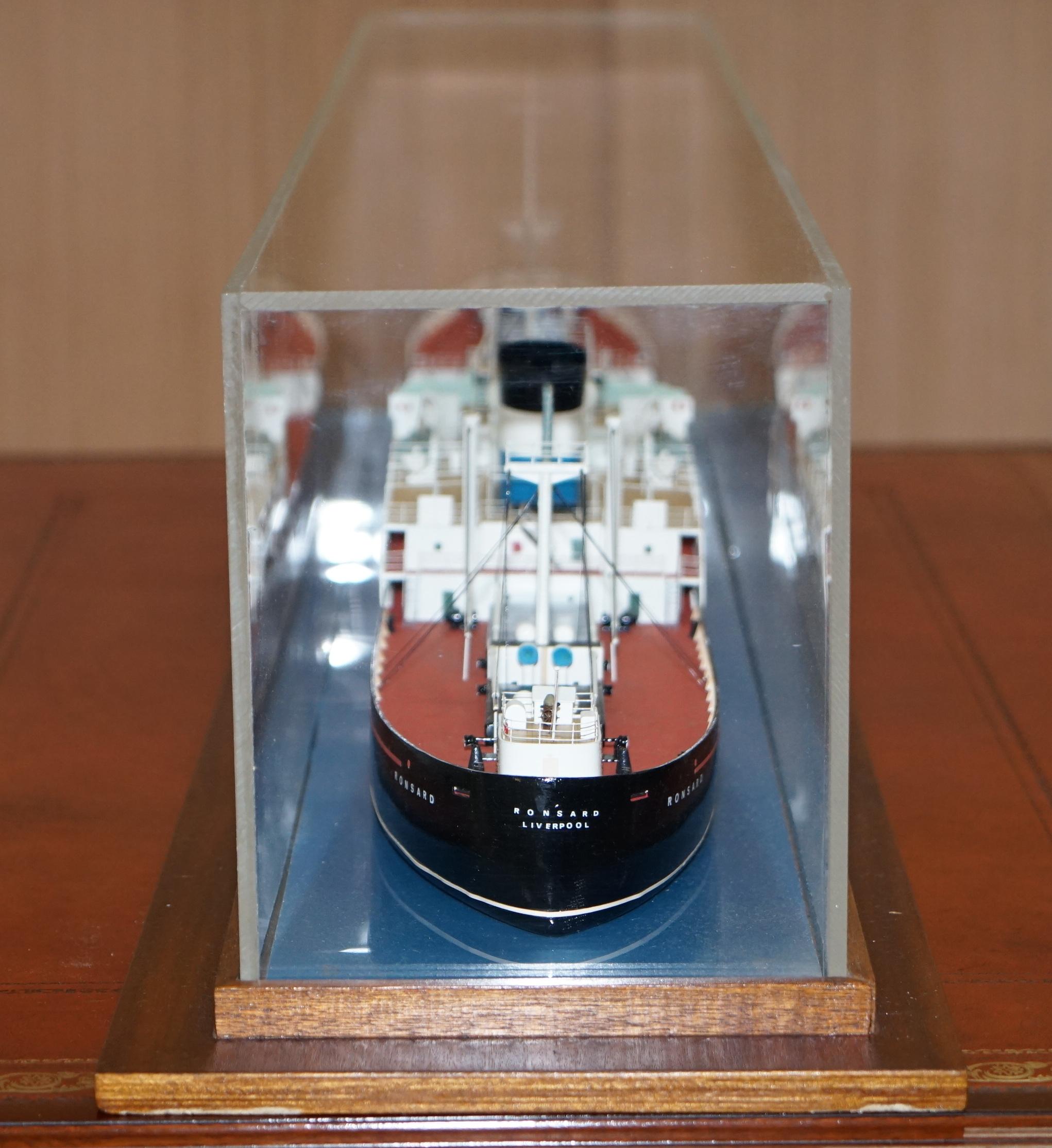 Very Large Model of the MV Ronsard Liverpool Cargo Ship 1957-1981 Display Piece 9