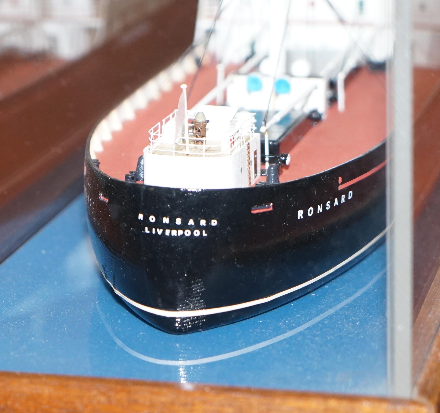 Very Large Model of the MV Ronsard Liverpool Cargo Ship 1957-1981 Display Piece 10