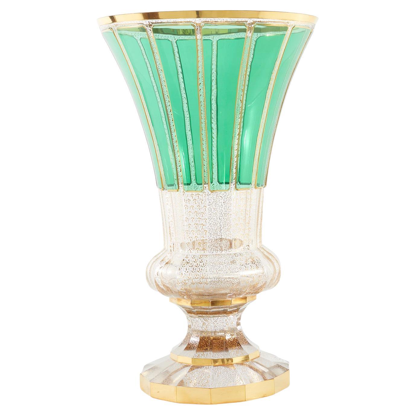 Sehr große Moser Glas Dekorative Vase / Pieces im Angebot 2