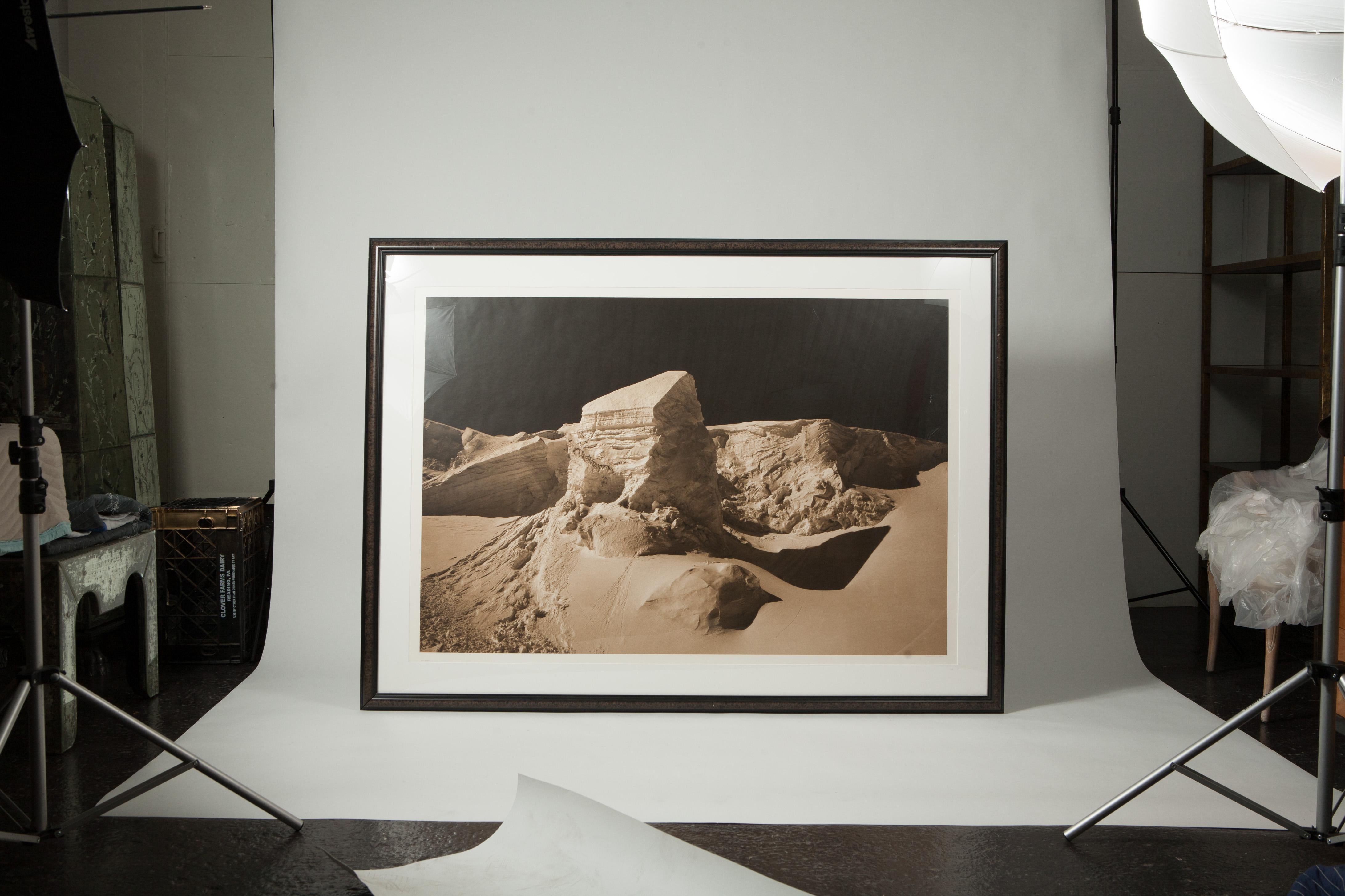 Very Large Mounted Photograph of Mount Athabasca In Good Condition For Sale In New York, NY