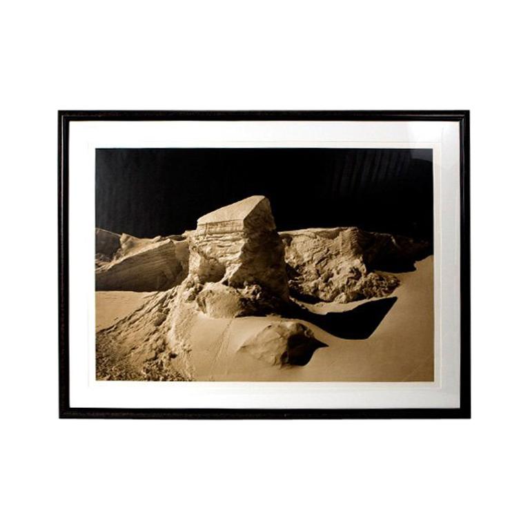 Very Large Mounted Photograph of Mount Athabasca For Sale
