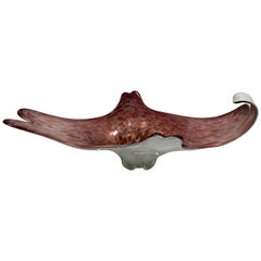 Sehr große Schale aus Murano-Glas, 1960er Jahre