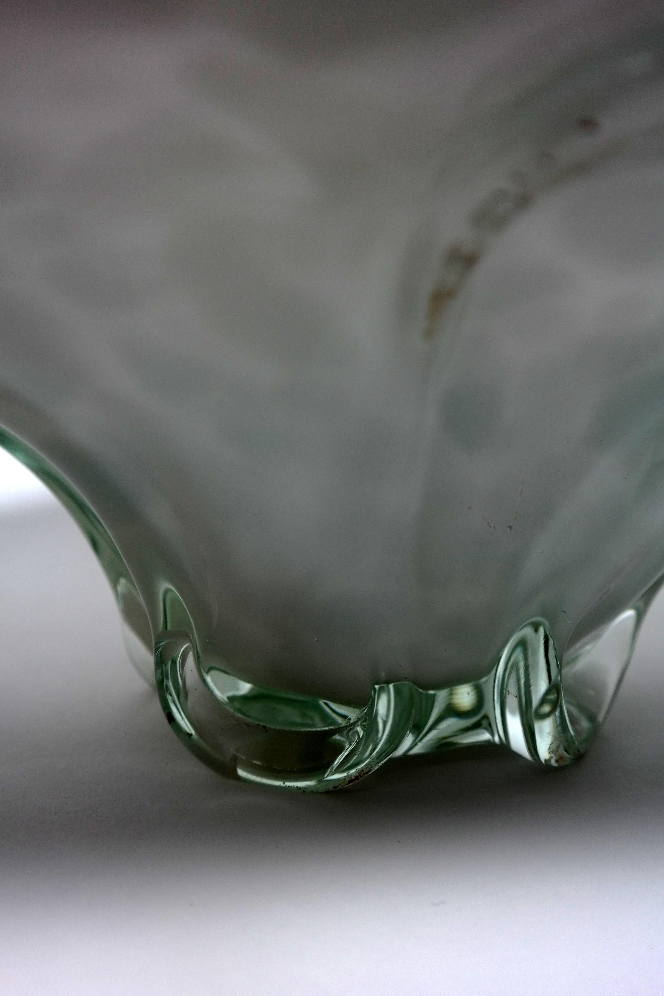 Sehr große Schale aus Murano-Glas, 1960er Jahre im Angebot 2
