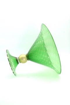 Very Large Murano Glass/Gold Flecks Decorative Bowl